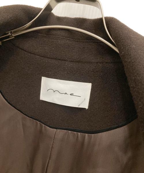na.e（ナエ）na.e (ナエ) ウールコート ブラウン サイズ:Fの古着・服飾アイテム