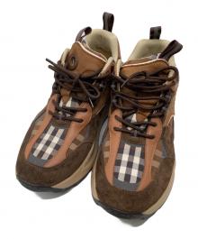 BURBERRY（バーバリー）の古着「スニーカー - Sean 2」｜ブラウン