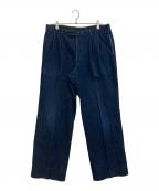 Wranglerラングラー）の古着「タックデニムパンツ」｜インディゴ