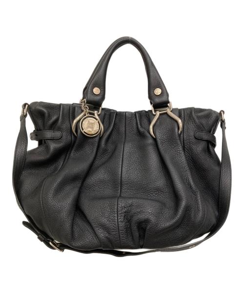 CELINE（セリーヌ）CELINE (セリーヌ) ピロースモール2WAYハンドバッグ ブラックの古着・服飾アイテム