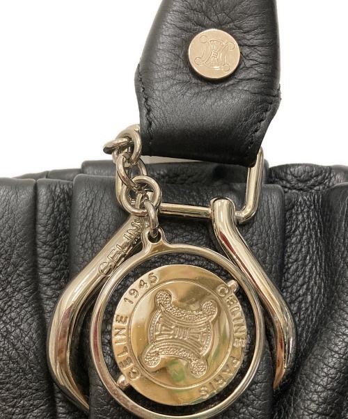 CELINE（セリーヌ）CELINE (セリーヌ) ピロースモール2WAYハンドバッグ ブラックの古着・服飾アイテム