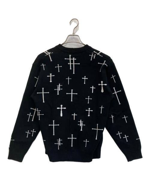 lastnest（ラストネスト）lastnest (ラストネスト) クロスニットカーディガン ブラック サイズ:Mの古着・服飾アイテム