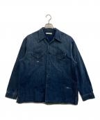 OLD JOE BRANDオールドジョーブランド）の古着「SWALLOW COLLAR SPORTS SHIRTS」｜インディゴ