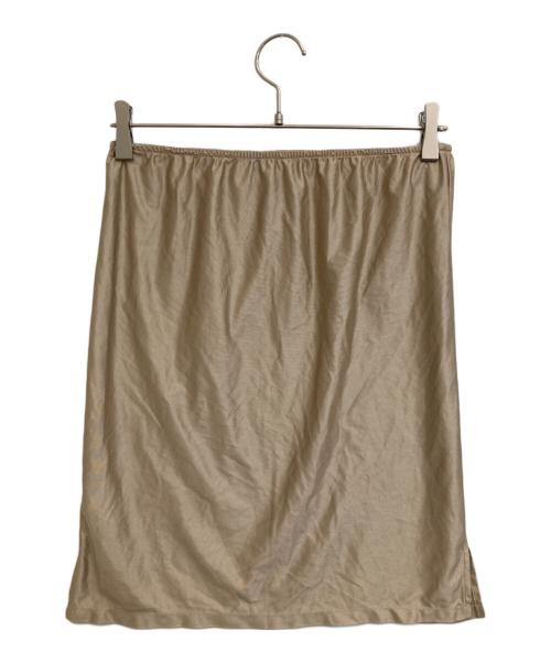 HER LIP TO（ハーリップトゥ）HER LIP TO (ハーリップトゥ) Two-Tone Belted Long Cardigan ベージュ サイズ:Mの古着・服飾アイテム