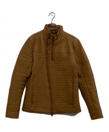 TETE HOMME（テット オム）の古着「レザージャケット」｜ブラウン