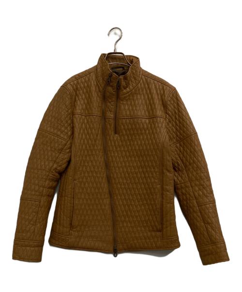 TETE HOMME（テット オム）TETE HOMME (テット オム) レザージャケット ブラウン サイズ:6の古着・服飾アイテム