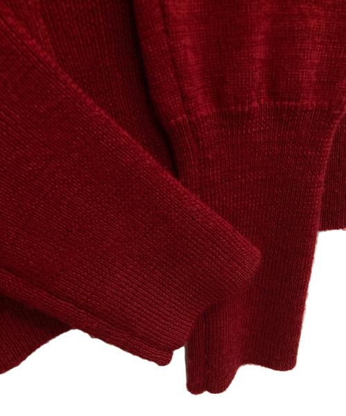 Vivienne Westwood RED LABEL（ヴィヴィアンウエストウッドレッドレーベル）Vivienne Westwood RED LABEL (ヴィヴィアンウエストウッドレッドレーベル) 刺繍オーブカーディガン レッド サイズ:1の古着・服飾アイテム