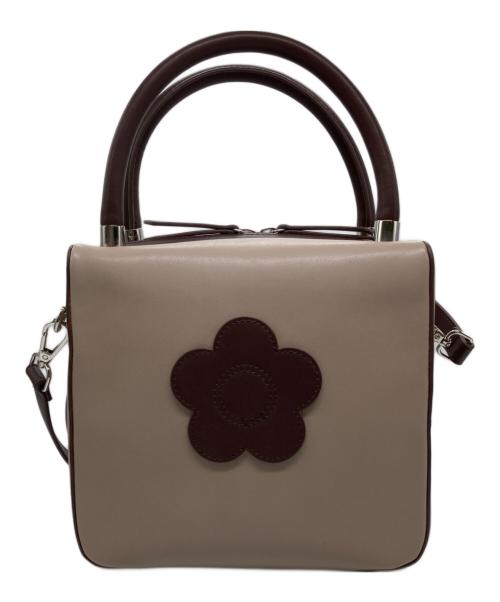 MARY QUANT（マリークヮント）MARY QUANT (マリークヮント) 2WAYショルダーバッグ ブラウンの古着・服飾アイテム