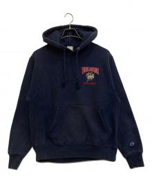 Champion（チャンピオン）の古着「パーカー」｜ネイビー
