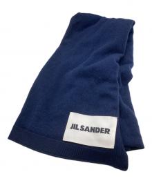 JIL SANDER（ジルサンダー）の古着「カシミヤマフラー」｜ネイビー