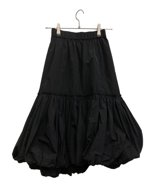 machatt（マチャット）machatt (マチャット) バルーンメモリースカート ブラック サイズ:36 未使用品の古着・服飾アイテム