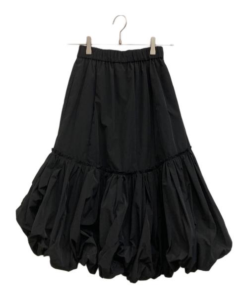 machatt（マチャット）machatt (マチャット) バルーンメモリースカート ブラック サイズ:36 未使用品の古着・服飾アイテム