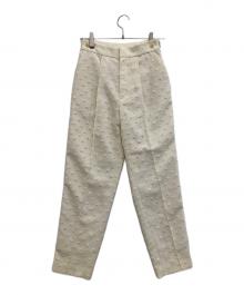 OHGA（オオガ）の古着「DOT PANTS」｜ホワイト
