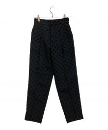 OHGA（オオガ）の古着「DOT PANTS」｜ブラック
