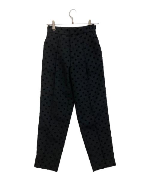 OHGA（オオガ）OHGA (オオガ) DOT PANTS ブラック サイズ:S 未使用品の古着・服飾アイテム