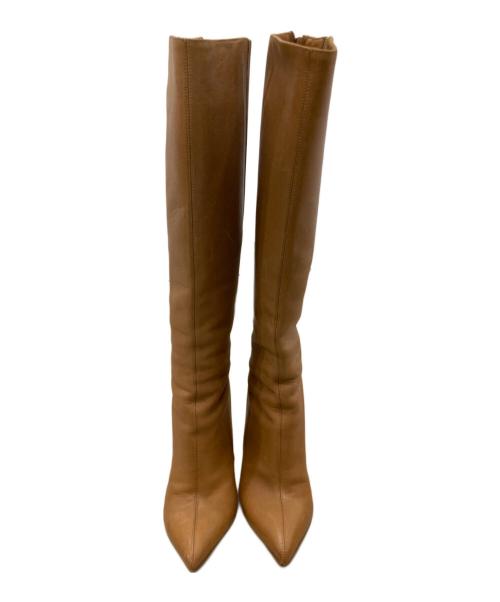 Christian Louboutin（クリスチャン・ルブタン）Christian Louboutin (クリスチャン・ルブタン) ロングブーツ ブラウン サイズ:36の古着・服飾アイテム