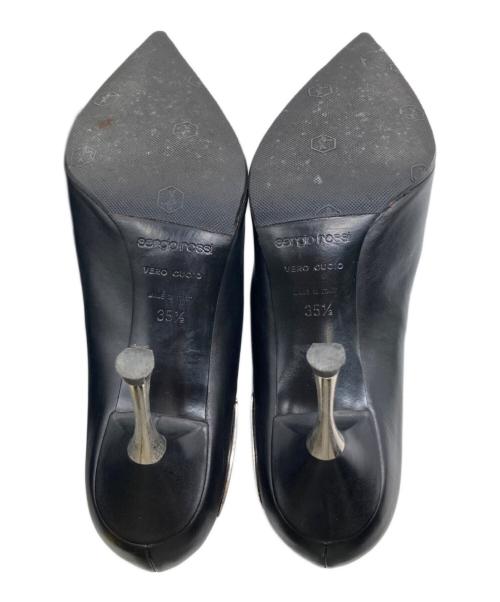 sergio rossi（セルジオロッシ）sergio rossi (セルジオロッシ) パンプス ブラック サイズ:SIZE 35 1/2の古着・服飾アイテム