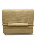 LOUIS VUITTONルイ ヴィトン）の古着「3つ折り財布」｜アイボリー