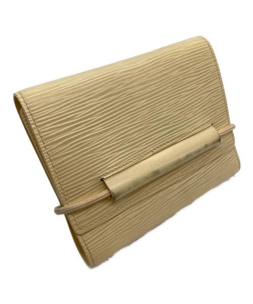 LOUIS VUITTON（ルイ ヴィトン）LOUIS VUITTON (ルイ ヴィトン) 3つ折り財布 アイボリーの古着・服飾アイテム