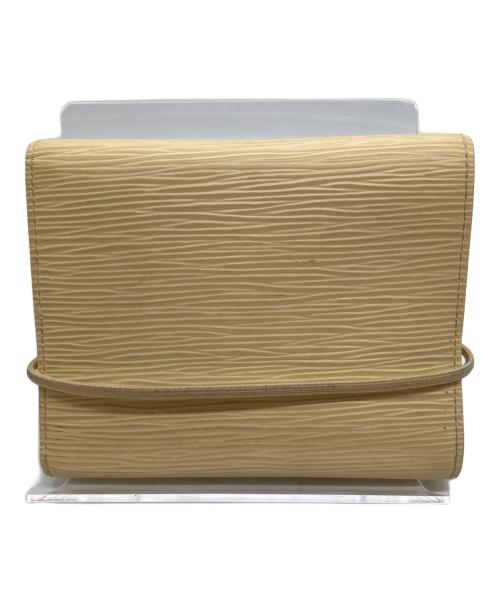 LOUIS VUITTON（ルイ ヴィトン）LOUIS VUITTON (ルイ ヴィトン) 3つ折り財布 アイボリーの古着・服飾アイテム