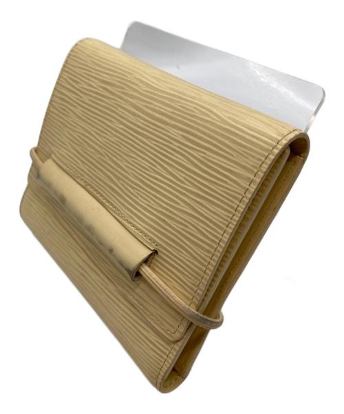 LOUIS VUITTON（ルイ ヴィトン）LOUIS VUITTON (ルイ ヴィトン) 3つ折り財布 アイボリーの古着・服飾アイテム