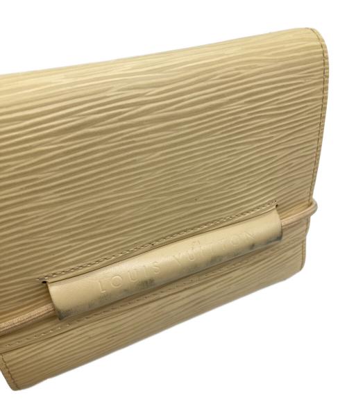 LOUIS VUITTON（ルイ ヴィトン）LOUIS VUITTON (ルイ ヴィトン) 3つ折り財布 アイボリーの古着・服飾アイテム