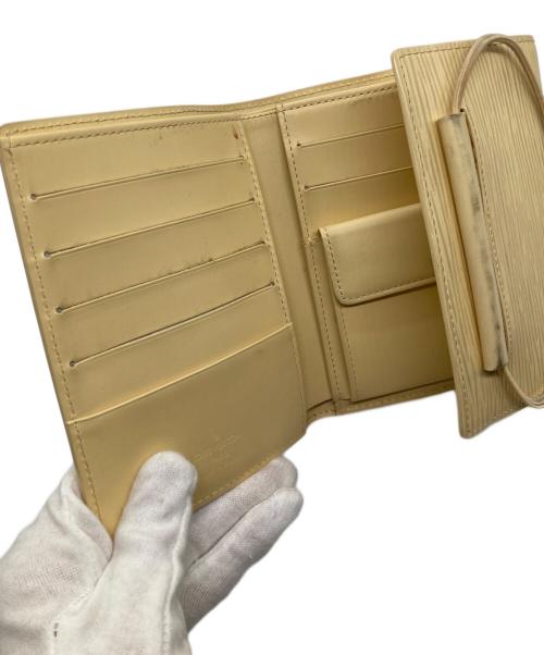LOUIS VUITTON（ルイ ヴィトン）LOUIS VUITTON (ルイ ヴィトン) 3つ折り財布 アイボリーの古着・服飾アイテム