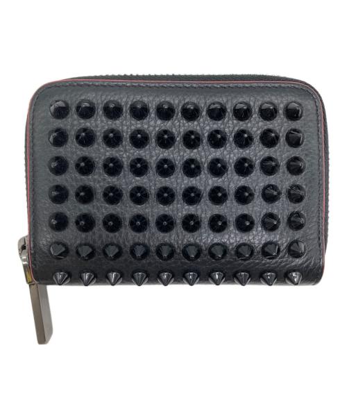 Christian Louboutin（クリスチャン・ルブタン）Christian Louboutin (クリスチャン・ルブタン) スタッズコインケース レッド×ブラックの古着・服飾アイテム