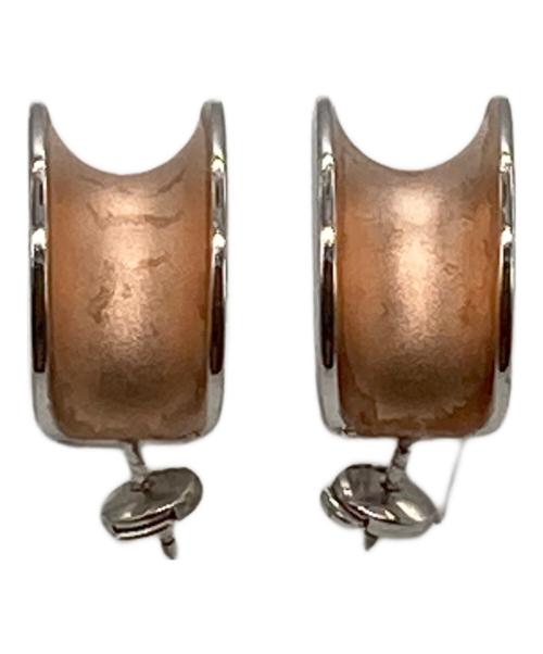 HERMES（エルメス）HERMES (エルメス) レポンスTGMピアス オレンジ×シルバー サイズ:-の古着・服飾アイテム