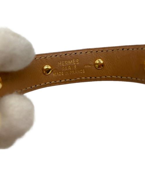 HERMES（エルメス）HERMES (エルメス) レガートGPバングル ブラック×ゴールドの古着・服飾アイテム