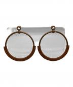 HERMESエルメス）の古着「ループピアス」｜ブラウン