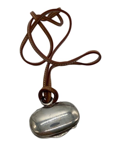 HERMES（エルメス）HERMES (エルメス) ペンダント ブラウン×シルバーの古着・服飾アイテム