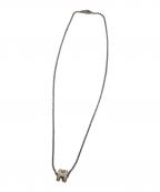 HERMESエルメス）の古着「ミニ・ポップH」｜ホワイト×シルバー