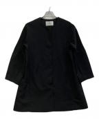 OPAQUE.CLIPオペークドットクリップ）の古着「フォルムスリーブミドルコート」｜ブラック