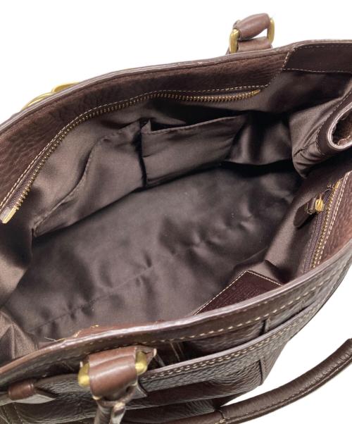 COACH（コーチ）COACH (コーチ) レザーハンドバッグ ブラウンの古着・服飾アイテム