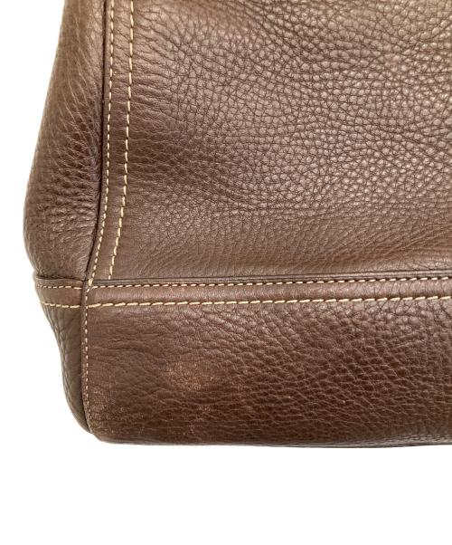 COACH（コーチ）COACH (コーチ) レザーハンドバッグ ブラウンの古着・服飾アイテム