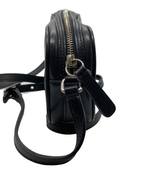 COACH（コーチ）COACH (コーチ) レザーミニショルダーバッグ ブラックの古着・服飾アイテム