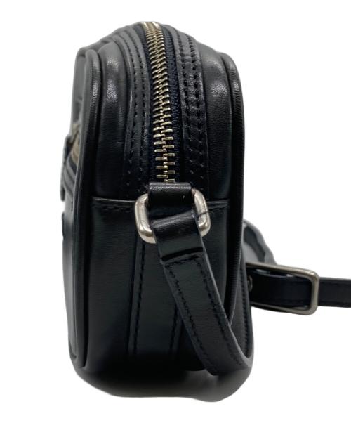 COACH（コーチ）COACH (コーチ) レザーミニショルダーバッグ ブラックの古着・服飾アイテム