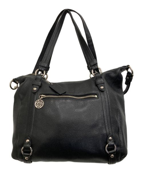 COACH（コーチ）COACH (コーチ) アレクサンドラホーボー/2WAYレザーバッグ ブラックの古着・服飾アイテム