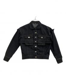 PAMEO POSE（パメオポーズ）の古着「デニムジャケット」｜ブラック