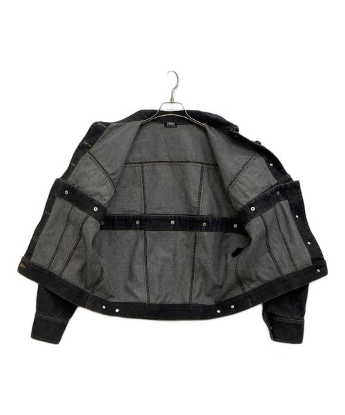 PAMEO POSE（パメオポーズ）PAMEO POSE (パメオポーズ) デニムジャケット ブラック サイズ:Fの古着・服飾アイテム