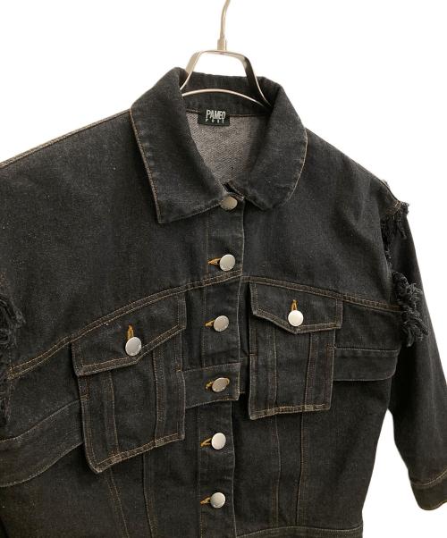 PAMEO POSE（パメオポーズ）PAMEO POSE (パメオポーズ) デニムジャケット ブラック サイズ:Fの古着・服飾アイテム
