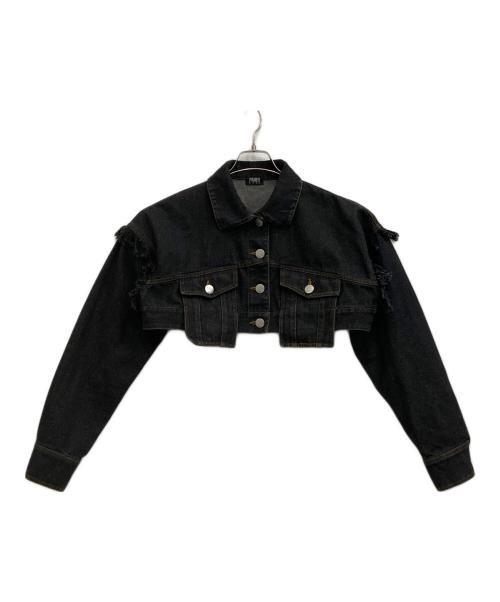 PAMEO POSE（パメオポーズ）PAMEO POSE (パメオポーズ) デニムジャケット ブラック サイズ:Fの古着・服飾アイテム