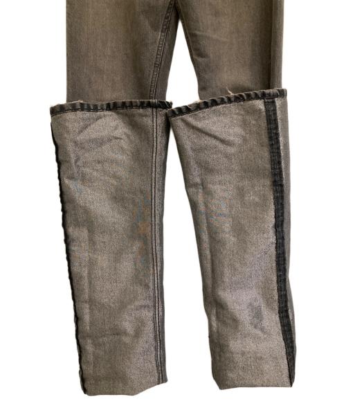 DAIRIKU（ダイリク）DAIRIKU (ダイリク) Super Long Lame Denim Pants ブラック サイズ:Mの古着・服飾アイテム