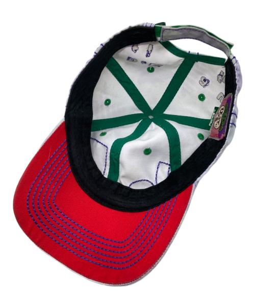 b.Eautiful（ビービューティフル）b.Eautiful (ビービューティフル) Vapor 6Panel Hat パープル×スカイブルーの古着・服飾アイテム