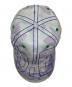 中古・古着 b.Eautiful (ビービューティフル) Vapor 6Panel Hat パープル×スカイブルー：7000円