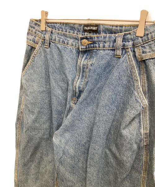 PASSPORT（パスポート）PASSPORT (パスポート) デニムパンツ インディゴ サイズ:38の古着・服飾アイテム