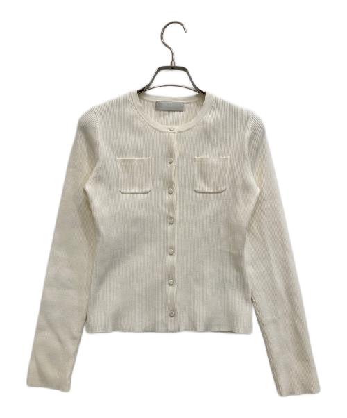 CELFORD（セルフォード）CELFORD (セルフォード) ニットカーディガン ホワイト サイズ:Fの古着・服飾アイテム