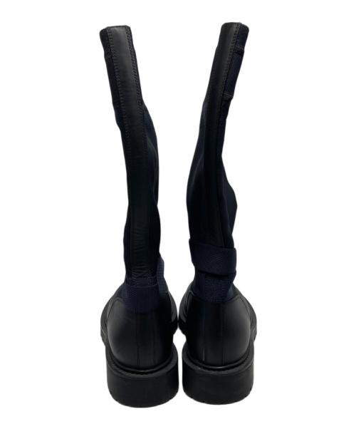 Christian Dior（クリスチャン ディオール）Christian Dior (クリスチャン ディオール) D-Major ロングブーツ ブラック×ネイビー サイズ:SIZE 36 1/2の古着・服飾アイテム