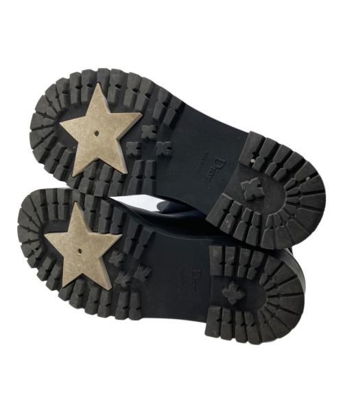 Christian Dior（クリスチャン ディオール）Christian Dior (クリスチャン ディオール) D-Major ロングブーツ ブラック×ネイビー サイズ:SIZE 36 1/2の古着・服飾アイテム